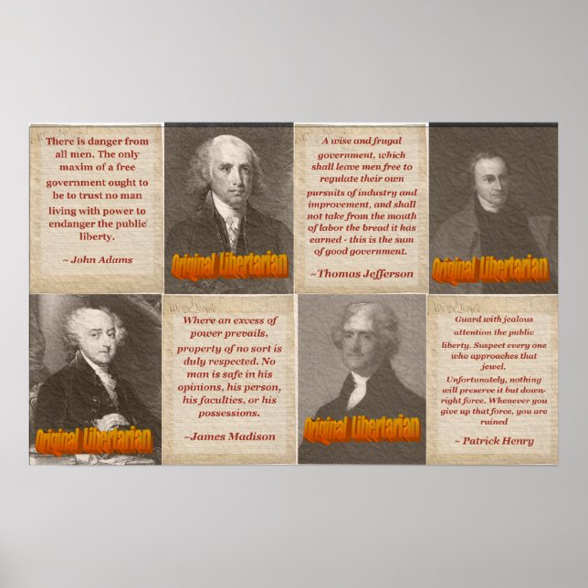 Póster Libertarians originais (Frente)