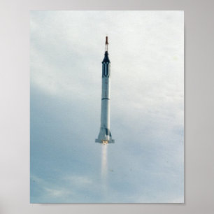 Poster Liberty Bell 7 (Mercury Redstone 4) Lançamento