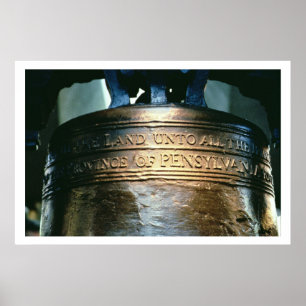 Póster Liberty Bell, encomendado em 1751 (bronze) (ver um