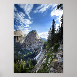 Póster Liberty Boné e Nevada Fall - John Muir Trail