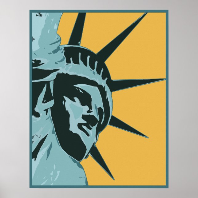Póster Liberty EUA (Frente)