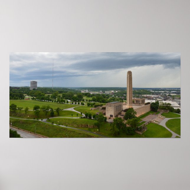 Poster Liberty Memorial & BMA Building, Kansas City, MO (Frente)