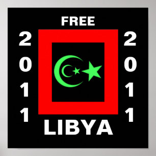 POSTER LÍBIA LIVRE