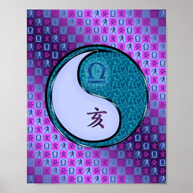 Poster Libra e Água Boar (Frente)