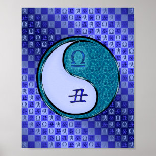 Poster Libra e Água Ox