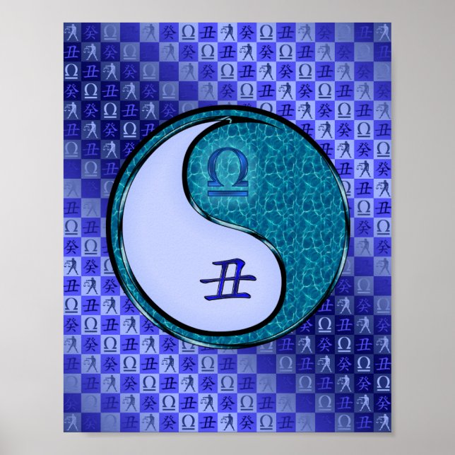 Poster Libra e Água Ox (Frente)