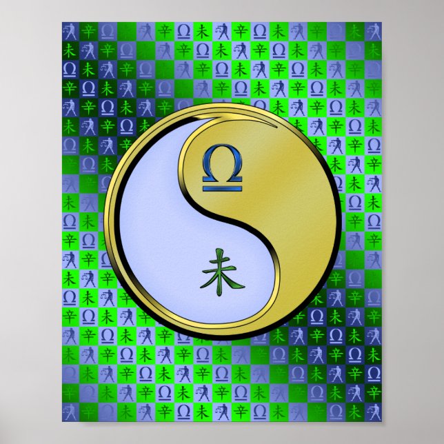 Poster Libra e Cabra Metálica (Frente)