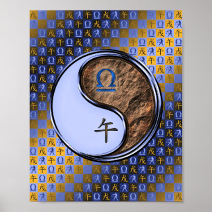 Poster Libra e Cavalo da Terra