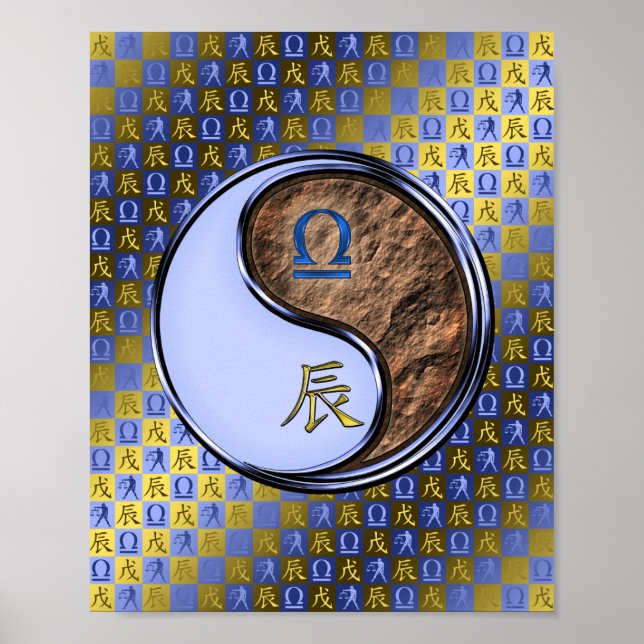 Poster Libra e Dragão da Terra (Frente)