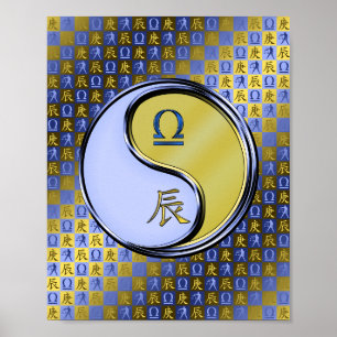 Poster Libra e Dragão Metálico