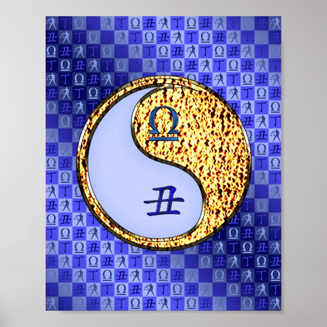 Poster Libra e Ox de Fogo (Frente)