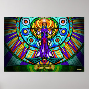 Poster Libra Escalas (Balanço e Justiça)