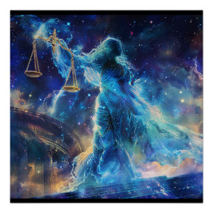 Póster Libra (O Diplomata) Símbolo Zodíaco Poster