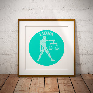 Poster Libra, Signo do Zodíaco, Horóscopo, Astrologia