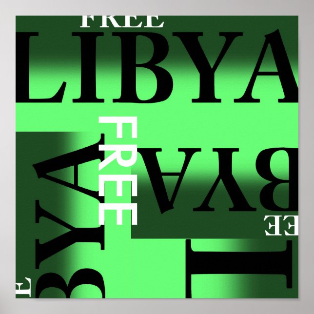 POSTER LIBYA LIVRE (Frente)