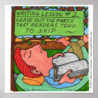 Póster Lição de escrevendo nº 2