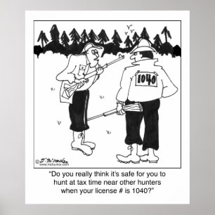 Póster Licença de caça 1040