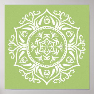 Poster Lichen Mandala