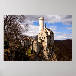 Poster Lichtenstein Castle Schloss Lichtenstein