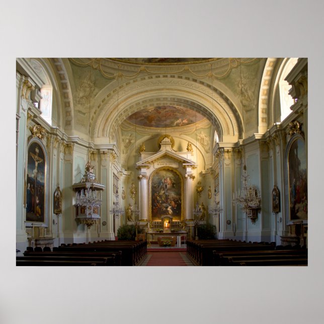 Póster Lichtental Church Viena Áustria (Frente)