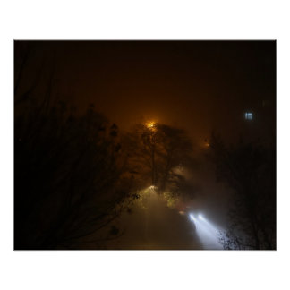 Póster Lichter im Nebel