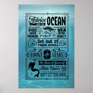 Poster Lições de vida do mar