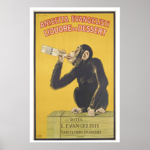 Poster Licor de Anis ou Anisete Vintage