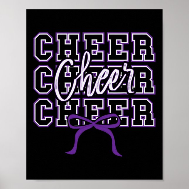 Poster Liderança de Torcida Esportiva Arco Roxo Doce Chee (Frente)