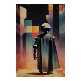 Póster Liderança dramática do futuro