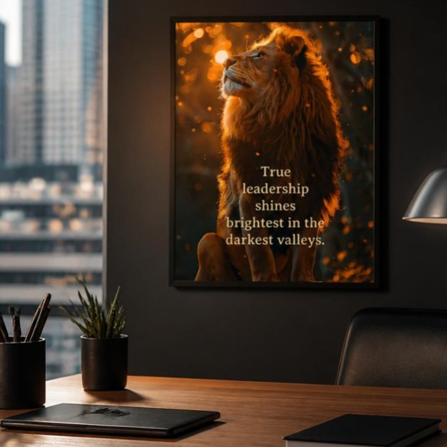 Poster Liderança e Coragem (Criador carregado)
