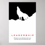 Poster Liderança Inspiradora Branca Negra Pop<br><div class="desc">Wolves Digital Trabalho de arte - Wolf Silhouette Computer Animal Art - Imagens Informáticas para Animais Selvagens Universitárias</div>