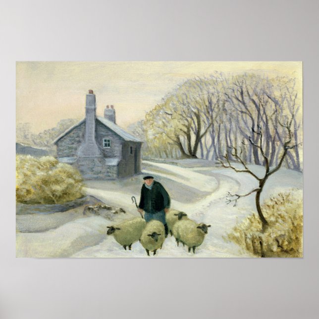 Póster Liderando a ovelha (Frente)