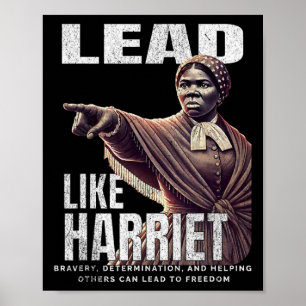 Poster Liderar Como Harriet Black History Afro American J