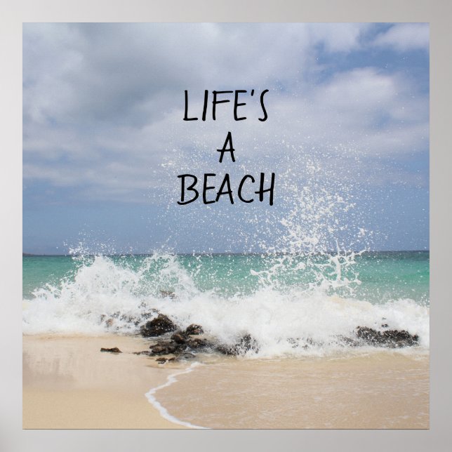 Poster Life's A Beach (Frente)
