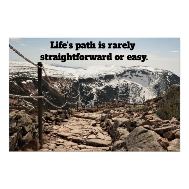Póster Life's path.Glossy Poster (Frente)