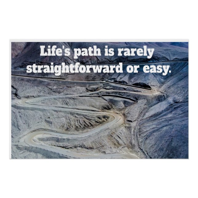 Póster Life's path.Glossy Poster (Frente)