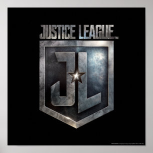 Póster Liga da Justiça Blindagem metálica JL