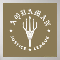 Liga da Justiça | Emblema de Tridente de Aquaman