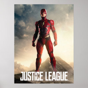 Póster Liga da Justiça   Flash no Battlefield