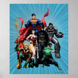 Póster Liga da Justiça - Grupo 2