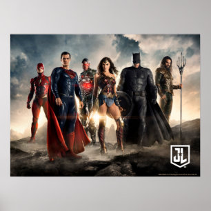 Poster Liga da Justiça Liga Da Justiça No Campo De Bat