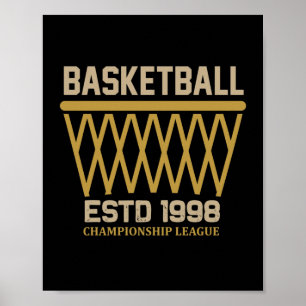 Poster Liga de Basquete Estd 1998