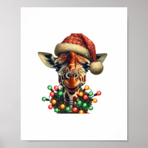 Poster Ligação da Árvore de Natal do Papai Noel Amante de