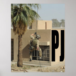 Póster Ligação em ponte do Pararescue