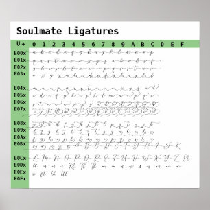 Poster Ligaduras de fonte Soulmate