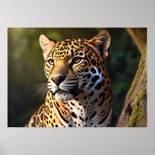Poster Ligeiro e Gracioso Guepardo – O Animal Terrestre M