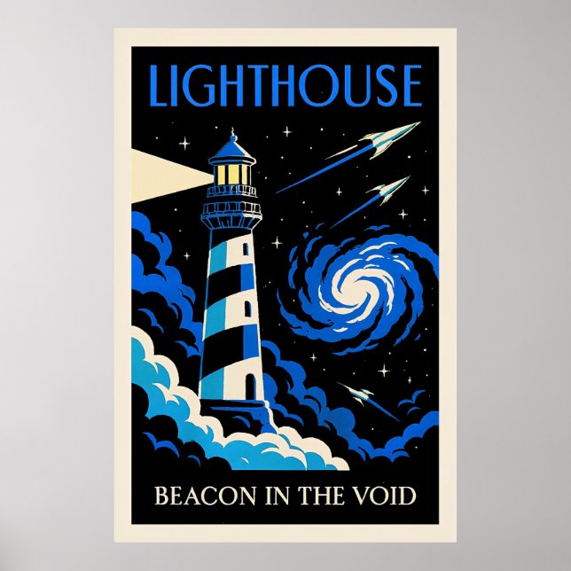 Poster Lighthouse: Beacon in the Void (Frente)