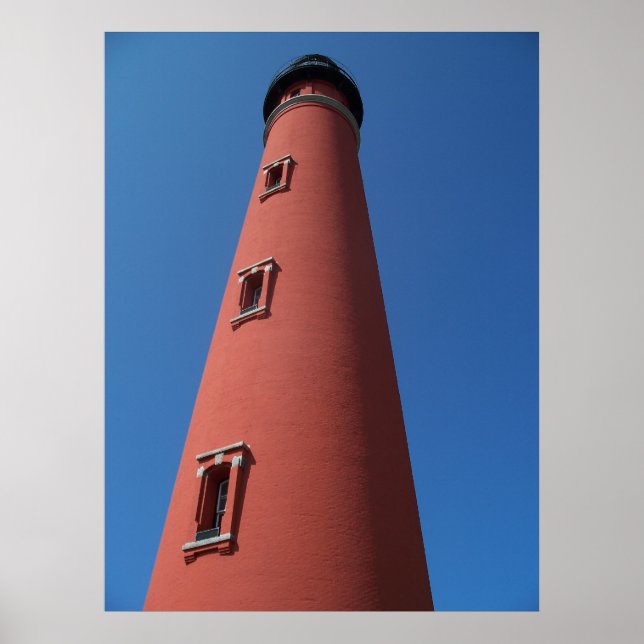 Póster Lighthouse Ponce Inlet Daytona Beach Photo (Frente)