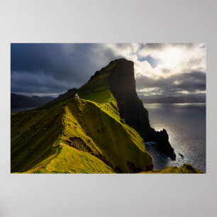 Poster Lighthouses Faroe Islands Denmark
