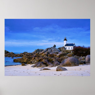 Poster Lighthouses   Phare de Pontusval France Finistere